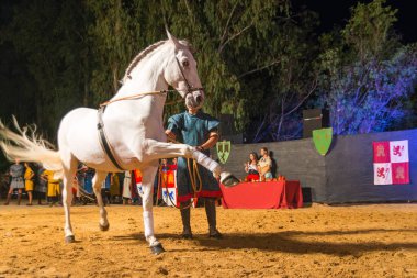 Alburquerque ortaçağ festival at dans
