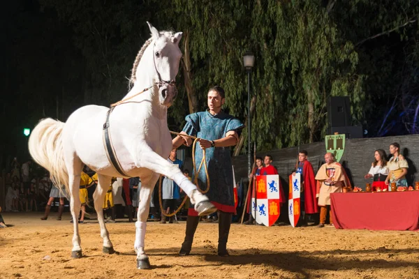 Alburquerque ortaçağ festival at dans