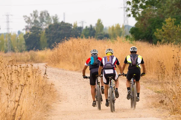 Yoldaki dağ motorcuları