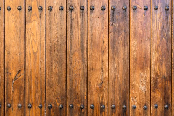 Old door texture with nails. — Stock Photo, Image