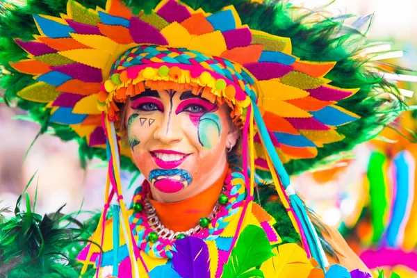 Badajoz, İspanya, Pazar. Colorf 2017 katılımcılar February.26.