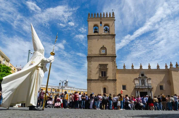 Badajoz Spain monday. april .16. 2017. Brotherhood and Brotherho — Stock Photo, Image