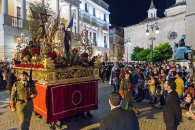 Badajoz İspanya Pazartesi. Nisan.10. 2017 kardeşlik ve Brotherhoo