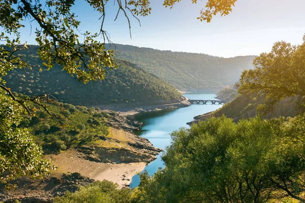 Paisagem Monfrague Park Extremadura Espanha — Fotografia de Stock