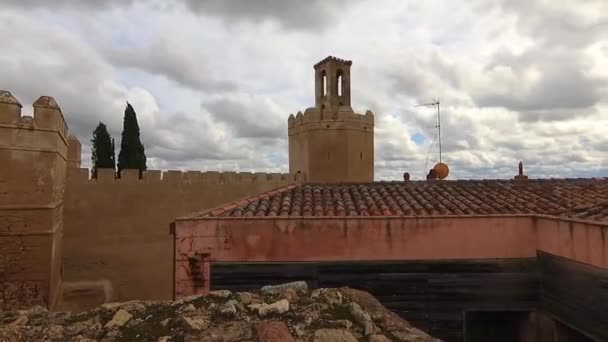 Espantaperros Torn Badajoz City Extremadura — Stockvideo