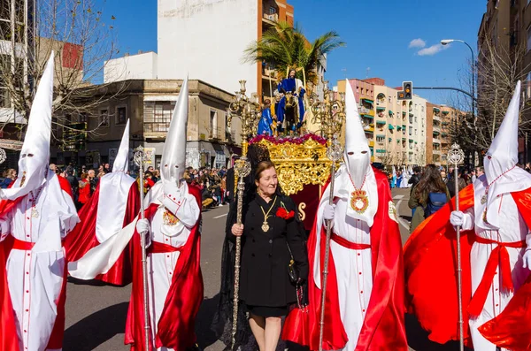 Procession of Nazarenes — Stock Photo, Image