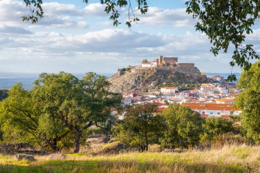 Eski Montanchez Şatosu, Caceres, Extremadura, İspanya