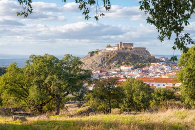 Eski Montanchez Şatosu, Caceres, Extremadura, İspanya