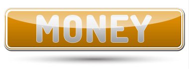 Para - gölge ile parlak banner