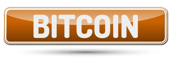 BITCOIN - Botão bonito abstrato com texto . — Vetor de Stock