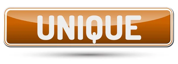 UNIQUE - Абстрактная кнопка с текстом . — стоковый вектор