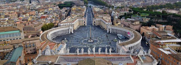 The view of St. Peter's Square