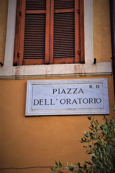 The Piazza Dell "Oratorio

