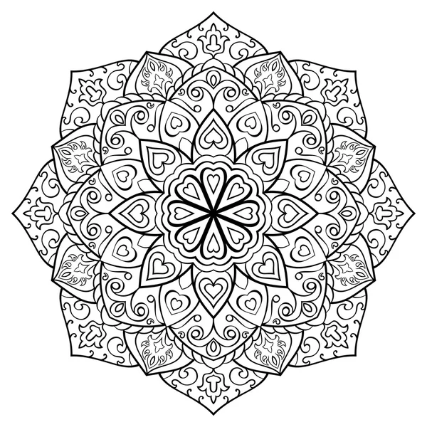 Mandala ornamentale vettoriale . — Vettoriale Stock