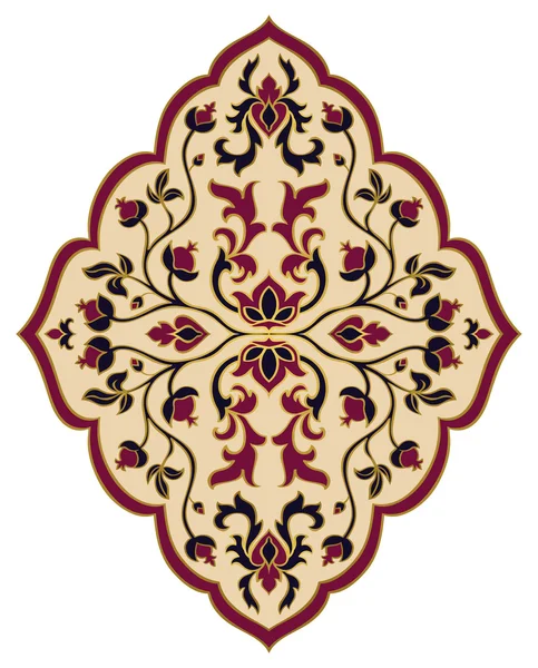 Ornement floral oriental . — Image vectorielle