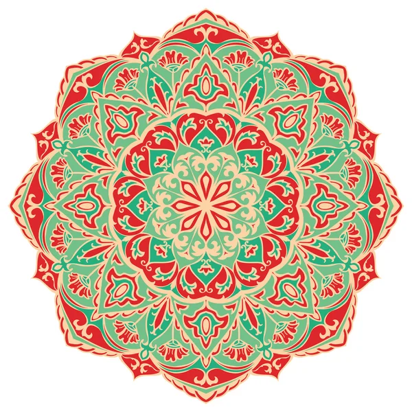 Mandala oriental vintage . — Archivo Imágenes Vectoriales