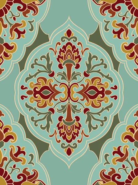 Ornamento oriental floral . — Vector de stock