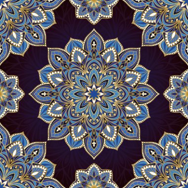 Mavi zarif süsleme.