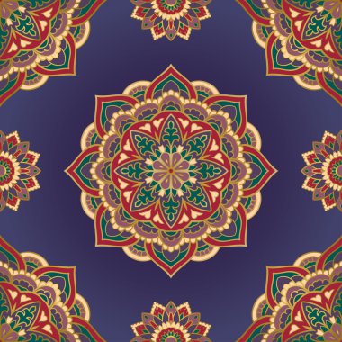 kesintisiz renkli desen.