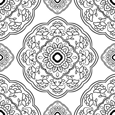 Çiçek mandalalar ile basit süsleme.