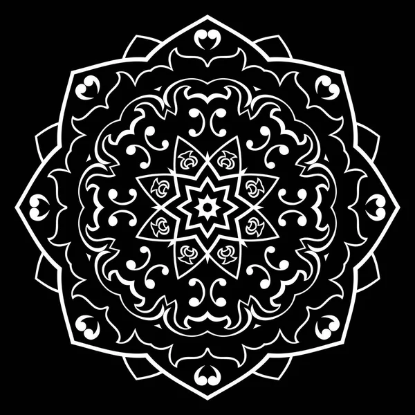 Vector simple mandala. — Stock Vector