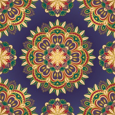 kesintisiz renkli desen.