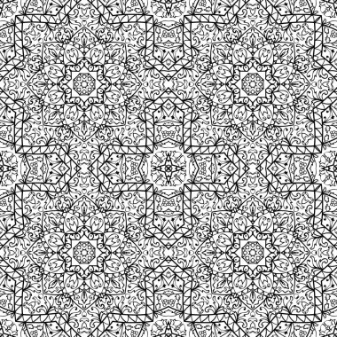 Telkari siyah beyaz süsleme.