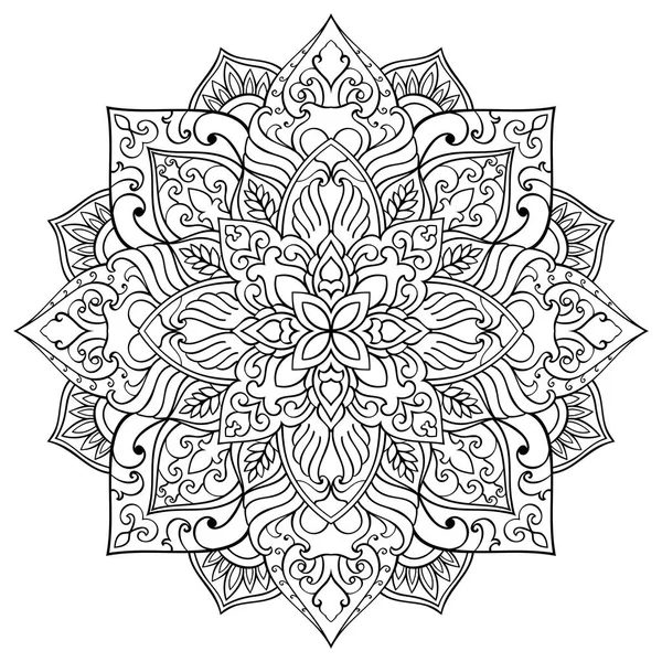 Mandala astratta vettoriale . — Vettoriale Stock