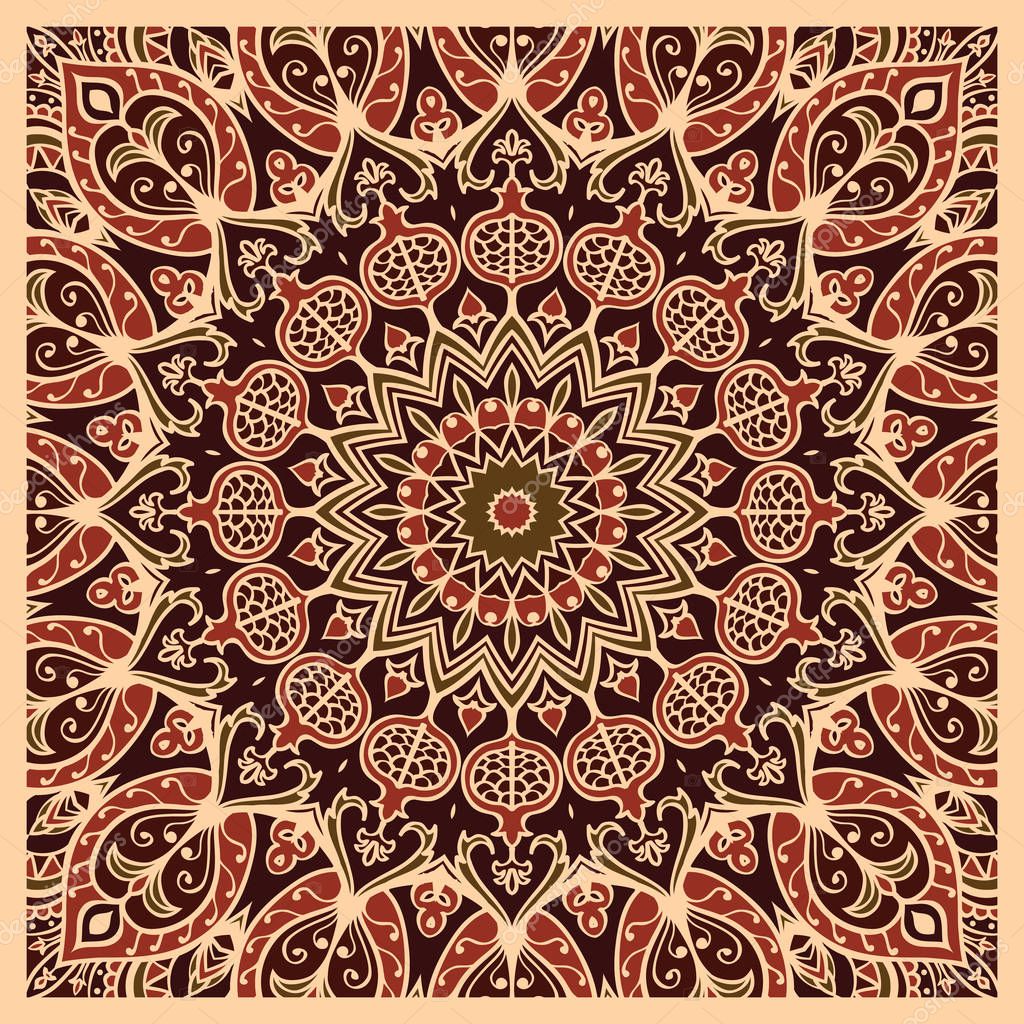 Orientalische Muster für Teppich — Stockvektor © matorinni ...
