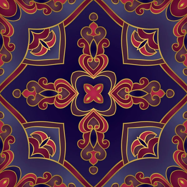 Patrón ornamental abstracto . — Vector de stock