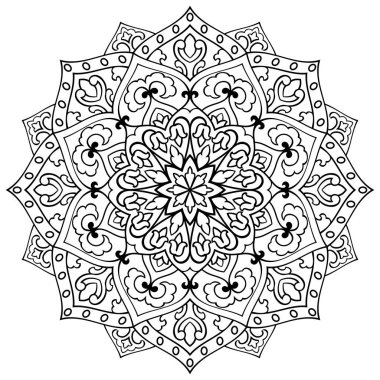 Süs vektör mandala.