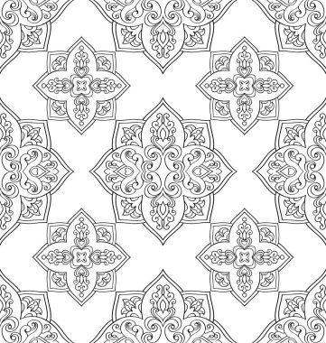 Soyut öğeler, seamless modeli. 