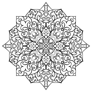 Süs vektör mandala.