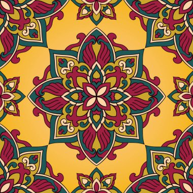 renkli kesintisiz süsleme. 