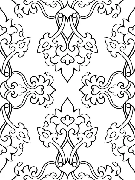 Oosterse gestileerde ornament. — Stockvector