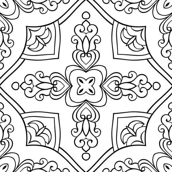 Patrón ornamental abstracto . — Vector de stock