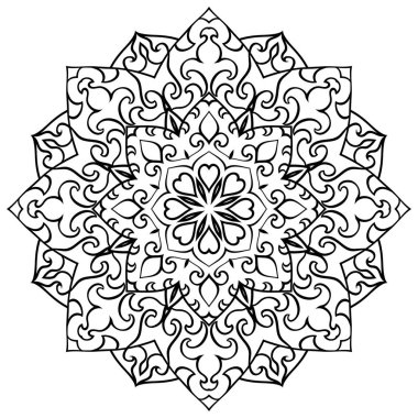 Süs vektör mandala.