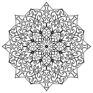 Süs vektör mandala.