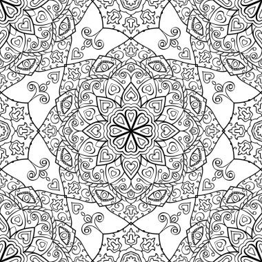 Oryantal soyut süsleme.