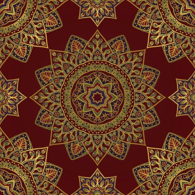 Renkli şark süsleme.