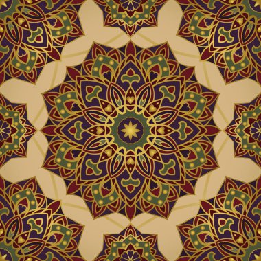 Renkli şark süsleme.