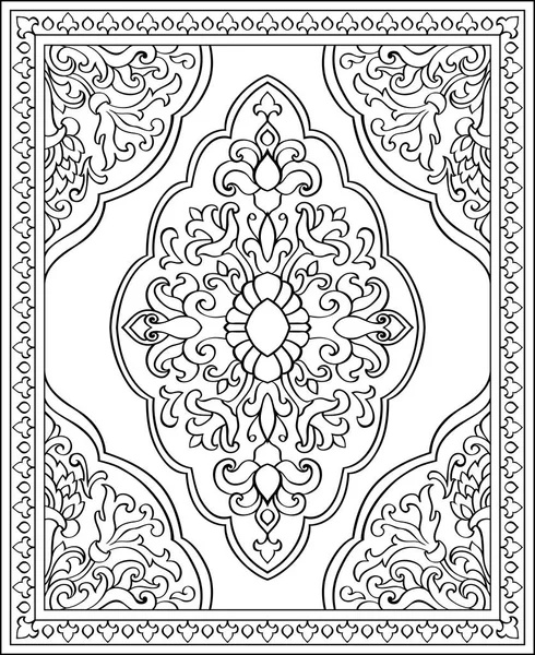 Modèle oriental pour tapis . — Image vectorielle