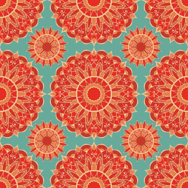 Renkli şark süsleme.