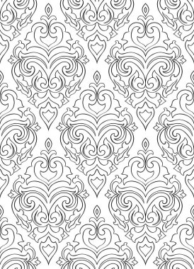 Model damask duvar kağıdı için ile.