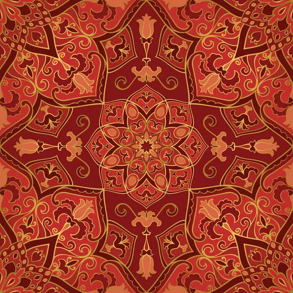 Modèle rouge orné . — Image vectorielle
