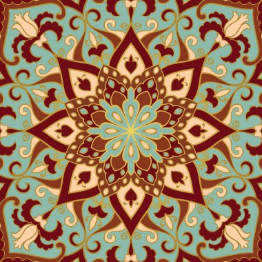 Renkli şark süsleme.