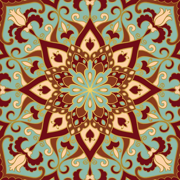 Colorido ornamento oriental . — Archivo Imágenes Vectoriales