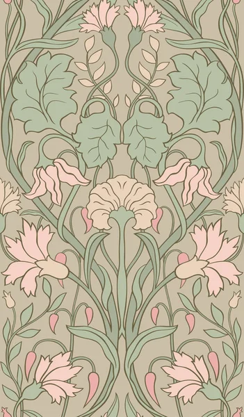 Floral pattern for wallpaper. — Stock Vector