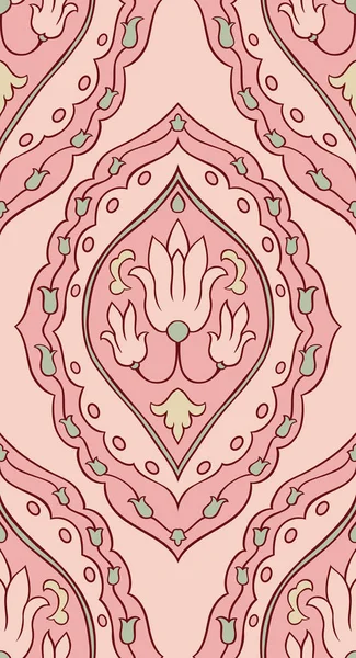 Ornamento abstracto rosa . — Archivo Imágenes Vectoriales