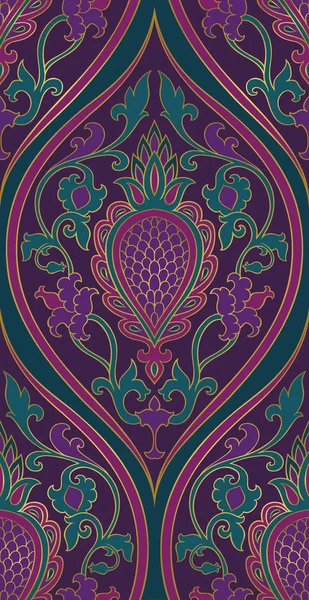 Elegante paarse patroon. — Stockvector